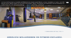 Desktop Screenshot of fitness-exclusiv.de
